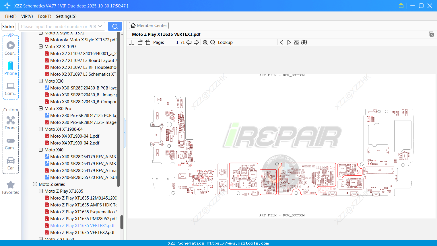 Motorola Moto Z Play XT1635 VERTEX1